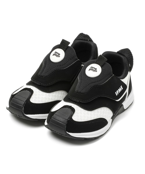 IFME(イフミー)の「KIDS|IFME joob pattoスニーカー(スニーカー・キッズ・ピンク/ブラック・15.0cm/15.5cm/16.0cm/16.5cm/17.0cm/17.5cm/18.0cm/18.5cm/19.0cm/19.5cm/20.0cm/20.5cm/21.0cm)」の2枚目の写真