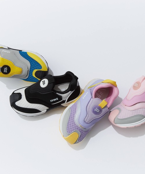 IFME(イフミー)の「KIDS|IFME joob pattoスニーカー(スニーカー・キッズ・ピンク/ブラック・15.0cm/15.5cm/16.0cm/16.5cm/17.0cm/17.5cm/18.0cm/18.5cm/19.0cm/19.5cm/20.0cm/20.5cm/21.0cm)」の5枚目の写真