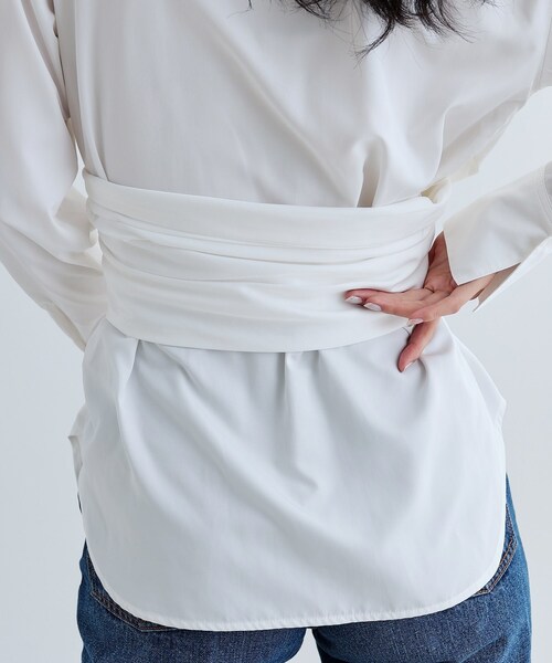 GALLEST（ギャレスト）の「カシュクールシャツ（シャツ/ブラウス・レディース・ホワイト・38）」の7枚目の写真