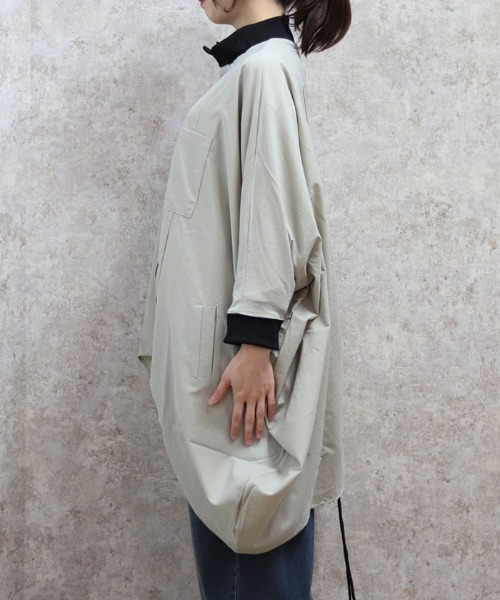 axes femme（アクシーズファム）の「ロングテールブルゾン（その他アウター・レディース・キナリ/カーキ/ブラック・FREE）」の5枚目の写真