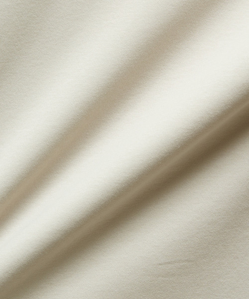 MEN'S MELROSE（メンズメルローズ）の「マーセライズドスムースクルーネックロングスリーブTシャツ（Tシャツ/カットソー・メンズ・チャコールグレー/ベージュ/ホワイト・3/4/2）」の7枚目の写真