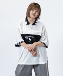 Red Cap Girl（レッドキャプガール）の「【a-r】〔RedCapGirl/レッドキャップガール〕鹿の子 フロント切替 BIGポロシャツ（ポロシャツ・メンズ）」