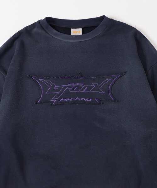 WHO'S WHO gallery（フーズフーギャラリー）の「【UNISEX/ユニセックス】BRONXパッチ刺繍スウェット（スウェット・レディース・グレー/ネイビー/チャコールグレー・MEDIUM/LARGE）」の10枚目の写真