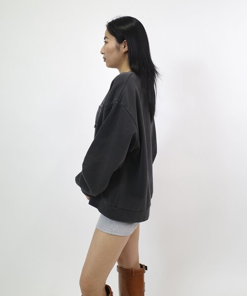 WHO'S WHO gallery（フーズフーギャラリー）の「【UNISEX/ユニセックス】BRONXパッチ刺繍スウェット（スウェット・レディース・グレー/ネイビー/チャコールグレー・MEDIUM/LARGE）」の8枚目の写真