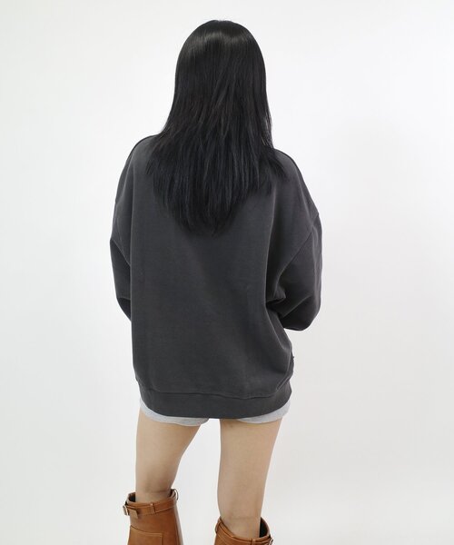 WHO'S WHO gallery（フーズフーギャラリー）の「【UNISEX/ユニセックス】BRONXパッチ刺繍スウェット（スウェット・レディース・グレー/ネイビー/チャコールグレー・MEDIUM/LARGE）」の7枚目の写真