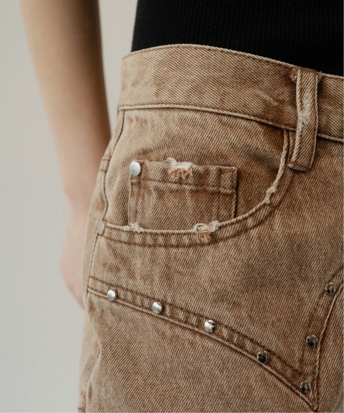 Knuth Marf（クヌースマーフ）の「bell bottom denim pants（デニムパンツ・レディース・その他/その他1/インディゴブルー・X-SMALL/SMALL）」の16枚目の写真