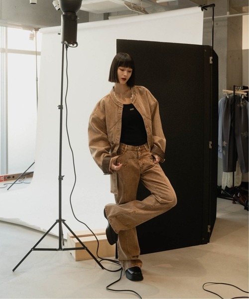 Knuth Marf（クヌースマーフ）の「bell bottom denim pants（デニムパンツ・レディース・その他/その他1/インディゴブルー・X-SMALL/SMALL）」の18枚目の写真