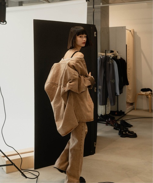 Knuth Marf（クヌースマーフ）の「bell bottom denim pants（デニムパンツ・レディース・その他/その他1/インディゴブルー・X-SMALL/SMALL）」の19枚目の写真