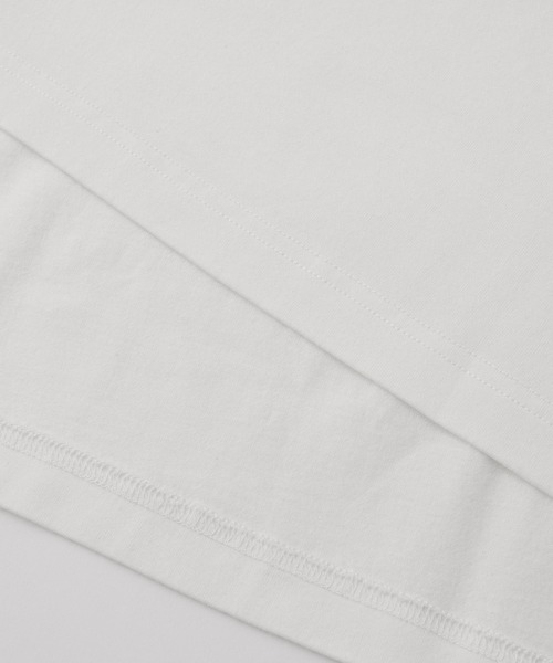 X-girl（エックスガール）の「STRIPED SLEEVE BIG TEE DRESS（ワンピース・レディース・ホワイト/ブラック/ブラウン・M/S）」の11枚目の写真