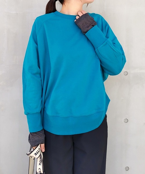 セール】ラグランスリーブスウェット（スウェット）｜Q（キュー）の