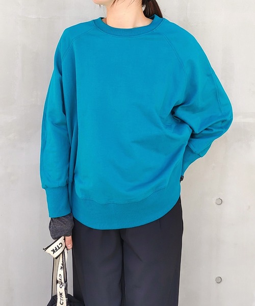 セール】ラグランスリーブスウェット（スウェット）｜Q（キュー）の