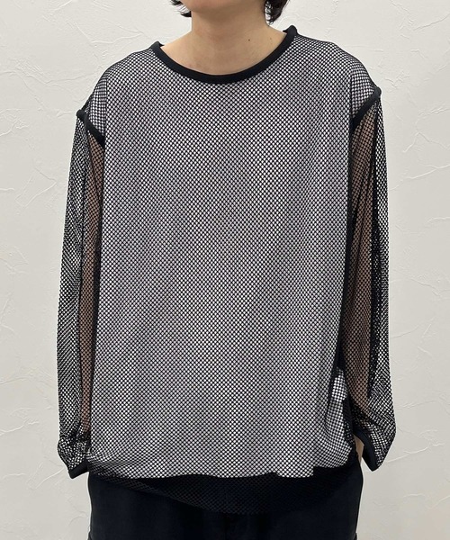 HARE（ハレ）の「OVERメッシュカットプルオーバー(HARE)（T