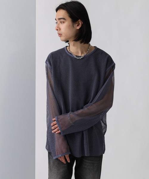セール】OVERメッシュカットプルオーバー(HARE)（Tシャツ