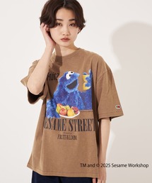 SESAME STREET×FTL Photo T-Shirt C / コラボ / セサミストリート / 半袖 / 前面 / キャラクター / イラスト / プリント / ワンポイント / ロゴ / ユニセックス