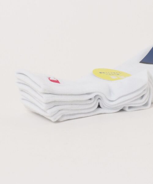 Champion(チャンピオン)の「CHAMPION/チャンピオン ソックス ウィメンズ 3足組 クォーターレングスソックス ノンパイル CWSCY203(ソックス/靴下・レディース・ブラック/ホワイト・S)」の4枚目の写真