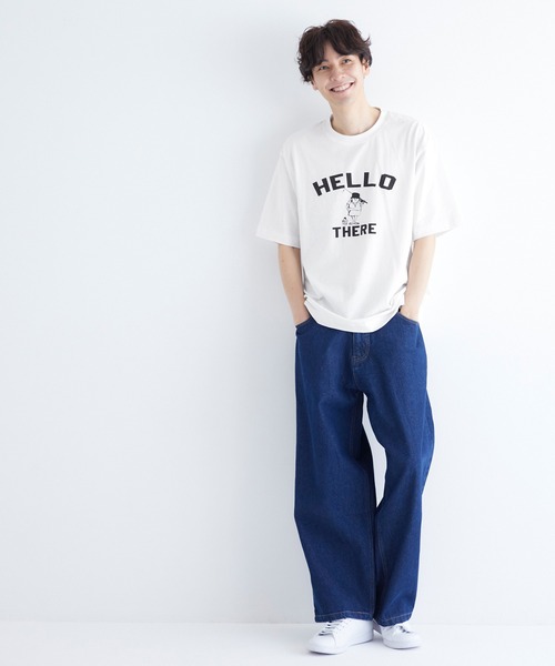 coca(coca)(コカ)の「キャラプリントTシャツ(Tシャツ/カットソー・メンズ・ネイビー/ホワイト・M/XL/L)」の12枚目の写真