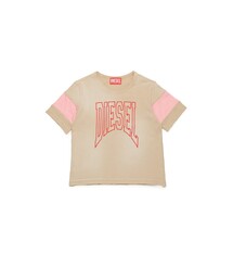 DIESEL ディーゼル Tシャツ・カットソー ベージュ 0277725Y0030 DIESEL】メンズ Tシャツ｜プリント・エンブロイダリー