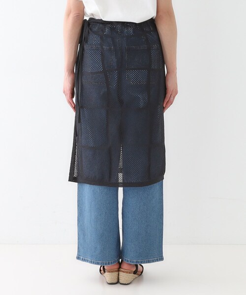 Cutie Blonde（キューティーブロンド）の「パッチワーク風ニット 巻きスカート（スカート・レディース・ブラック/アイボリー・00）」の15枚目の写真