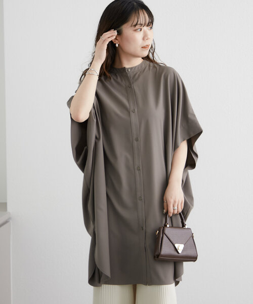 Another Branch olive des olive(アナザーブランチオリーブデオリーブ)の「【リバイバル】再生産決定!ドルマンBIGシャツ(シャツ/ブラウス・レディース・ブラック/オフホワイト/カーキ/ドット/ロイヤルブルー/ブラウン/その他11・FREE)」の22枚目の写真