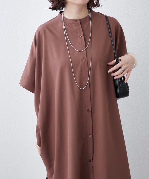 Another Branch olive des olive(アナザーブランチオリーブデオリーブ)の「【リバイバル】再生産決定!ドルマンBIGシャツ(シャツ/ブラウス・レディース・ブラック/オフホワイト/カーキ/ドット/ロイヤルブルー/ブラウン/その他11・FREE)」の11枚目の写真