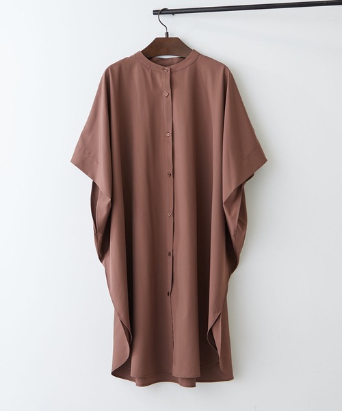 Another Branch olive des olive(アナザーブランチオリーブデオリーブ)の「【リバイバル】再生産決定!ドルマンBIGシャツ(シャツ/ブラウス・レディース・ブラック/オフホワイト/カーキ/ドット/ロイヤルブルー/ブラウン/その他11・FREE)」の13枚目の写真