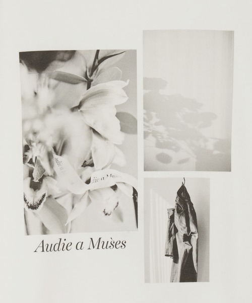Audie a Muses(オーディアミューズ)の「フォトプリントTシャツ(Tシャツ/カットソー・レディース・ブラック/オフホワイト・42/38)」の20枚目の写真