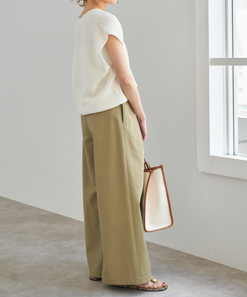 【新品未使用】Spick and Span ペーパーヤーンルーズニットベスト Spick & Span｜ペーパーヤーンルーズニットベスト | Rakuten