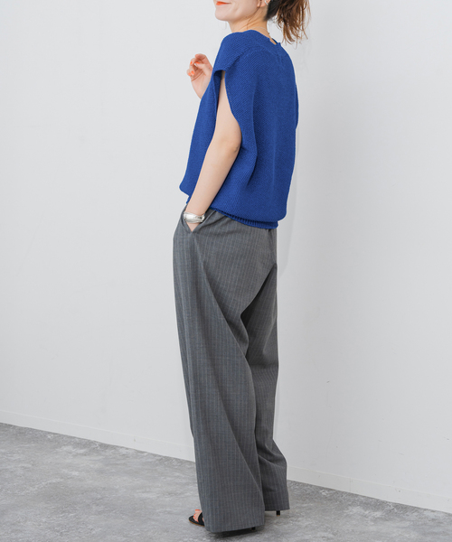 Spick & Span ペーパーヤーンルーズニットベスト Spick & Span｜ペーパーヤーンルーズニットベスト | Rakuten