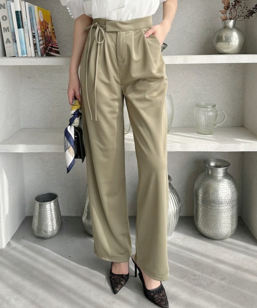 Ada.（エイダ）の「ウエストサイドリボン スラックス（スラックス・レディース・グリーン/ブラック・M/S）」の14枚目の写真