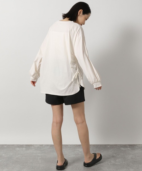 LAKOLE(ラコレ)の「【多機能ウェア】ラッシュガードショートパンツ / 291649(ラッシュガード・レディース・モカ/ブラック/チャコールグレー・FREE)」の6枚目の写真