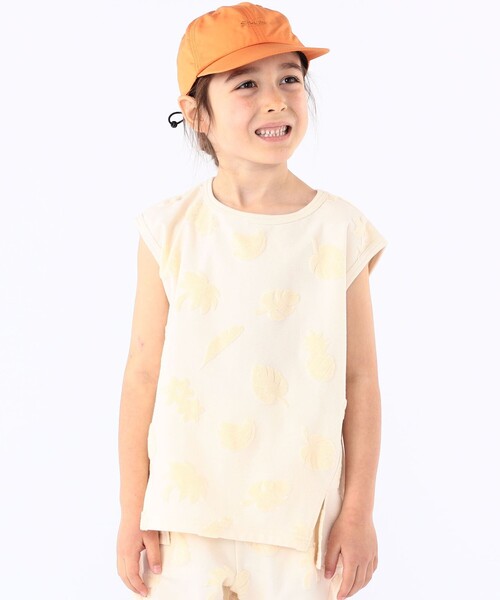 SHIPS（シップス）の「SHIPS KIDS:100cm～130cm / パイル ジャカード ノースリーブ TEE（タンクトップ・キッズ・ブルー系/オフホワイト・100/110/120/130）」の11枚目の写真