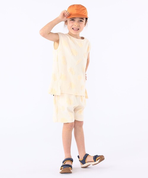 SHIPS（シップス）の「SHIPS KIDS:100cm～130cm / パイル ジャカード ノースリーブ TEE（タンクトップ・キッズ・ブルー系/オフホワイト・100/110/120/130）」の16枚目の写真