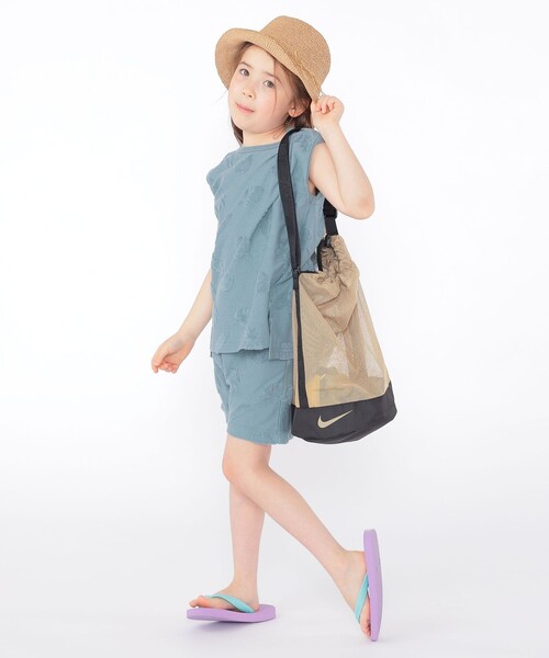 SHIPS（シップス）の「SHIPS KIDS:100cm～130cm / パイル ジャカード ノースリーブ TEE（タンクトップ・キッズ・ブルー系/オフホワイト・100/110/120/130）」の22枚目の写真