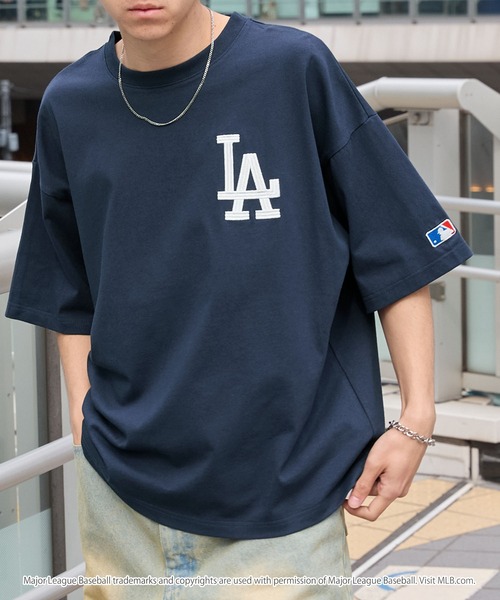 セール】MLB/メジャーリーグベースボール 別注 ロゴ刺繍バックデザイン