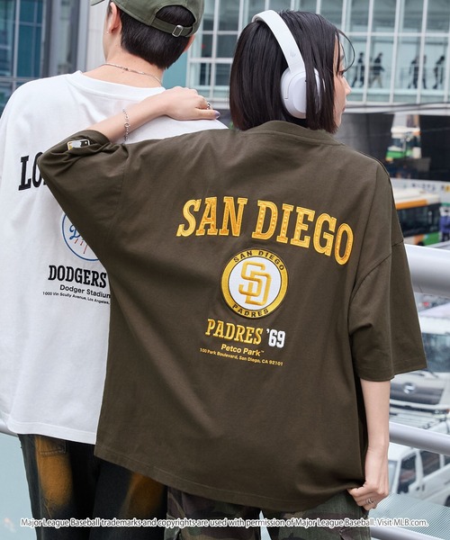MLB/メジャーリーグベースボール 別注 ロゴ刺繍バックデザイン
