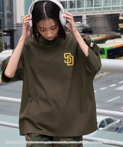MLB/メジャーリーグベースボール 別注 ロゴ刺繍バックデザイン