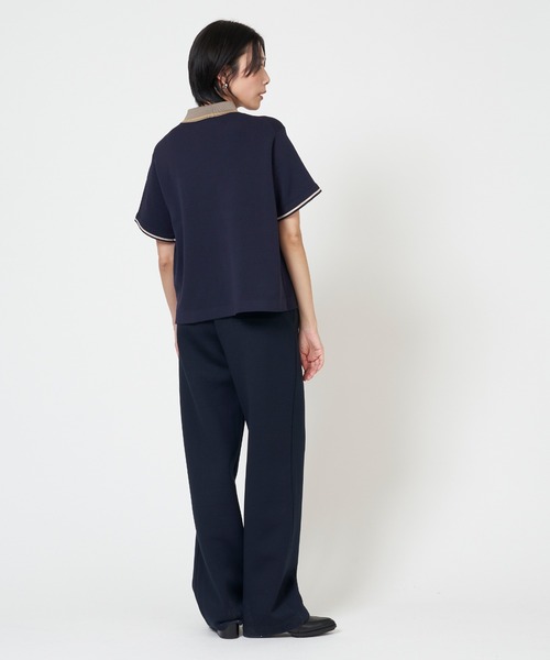 RYE TENDER(ライテンダー)の「RYE TENDER / ライテンダー SALEM POLO(ポロシャツ・レディース・ネイビー系/ベージュ系/スカイブルー系・0)」の11枚目の写真