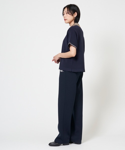 RYE TENDER(ライテンダー)の「RYE TENDER / ライテンダー SALEM POLO(ポロシャツ・レディース・ネイビー系/ベージュ系/スカイブルー系・0)」の12枚目の写真