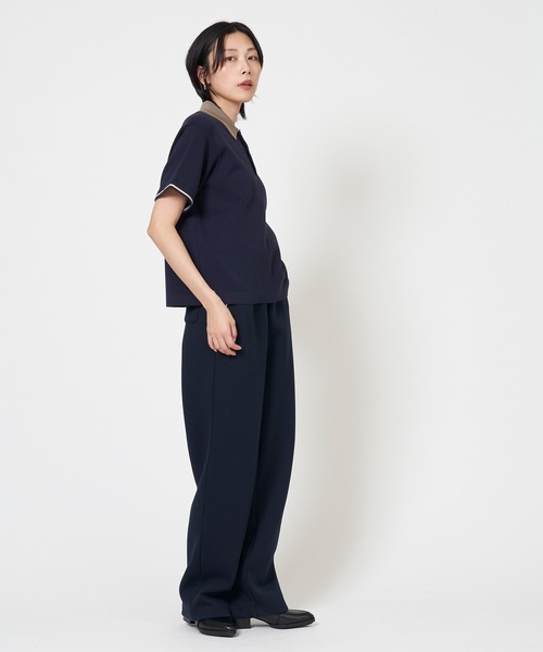 RYE TENDER(ライテンダー)の「RYE TENDER / ライテンダー SALEM POLO(ポロシャツ・レディース・ネイビー系/ベージュ系/スカイブルー系・0)」の10枚目の写真