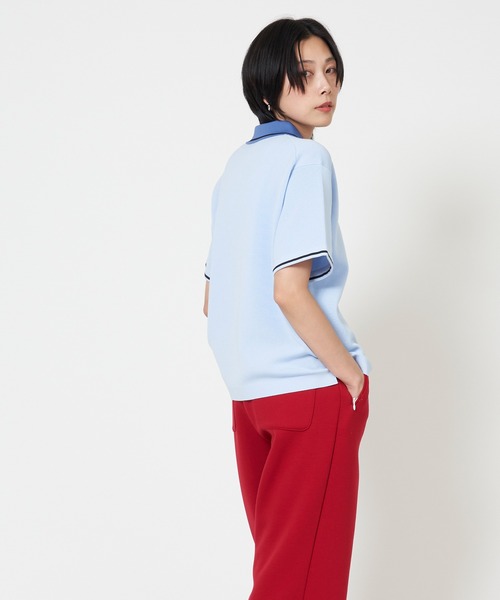 RYE TENDER(ライテンダー)の「RYE TENDER / ライテンダー SALEM POLO(ポロシャツ・レディース・ネイビー系/ベージュ系/スカイブルー系・0)」の15枚目の写真