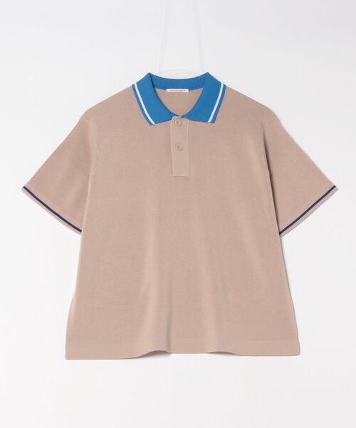 RYE TENDER(ライテンダー)の「RYE TENDER / ライテンダー SALEM POLO(ポロシャツ・レディース・ネイビー系/ベージュ系/スカイブルー系・0)」の7枚目の写真