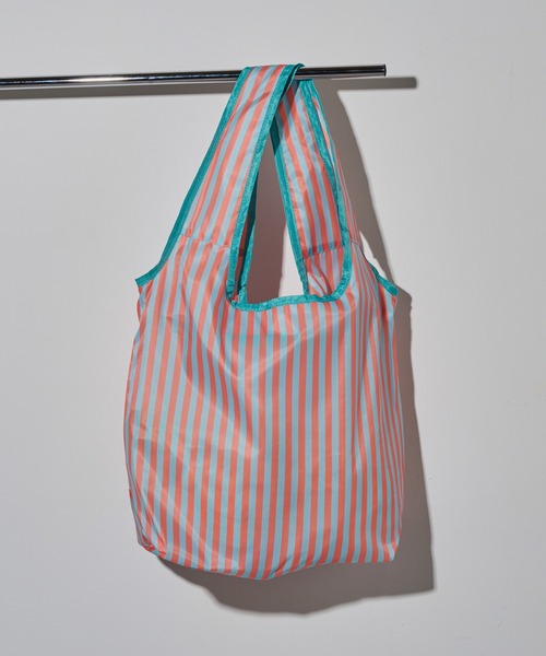 SETUP7（セットアップセブン）の「【SETUP7】コンパクトショッピングバック GLR（エコバッグ/サブバッグ・レディース・オレンジ/ピンク/ブルー/グリーン/サックスブルー/パープル/レオパード/グリーン系その他2・FREE）」の8枚目の写真