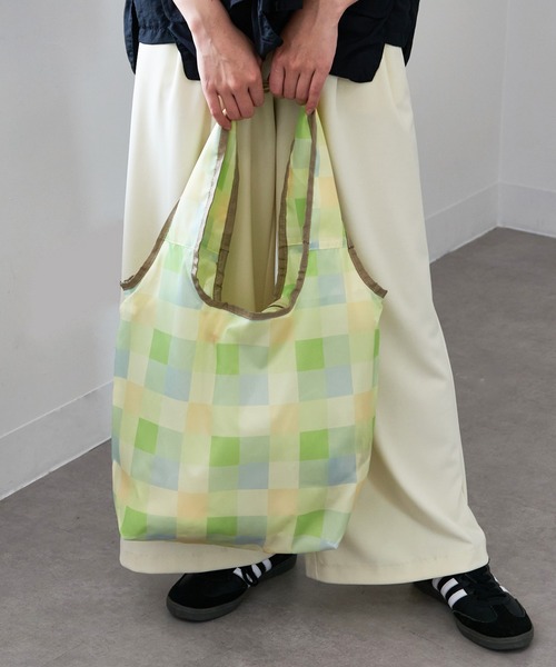 SETUP7（セットアップセブン）の「【SETUP7】コンパクトショッピングバック GLR（エコバッグ/サブバッグ・レディース・オレンジ/ピンク/ブルー/グリーン/サックスブルー/パープル/レオパード/グリーン系その他2・FREE）」の18枚目の写真