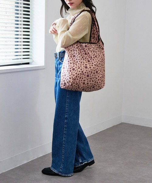 SETUP7（セットアップセブン）の「【SETUP7】コンパクトショッピングバック GLR（エコバッグ/サブバッグ・レディース・オレンジ/ピンク/ブルー/グリーン/サックスブルー/パープル/レオパード/グリーン系その他2・FREE）」の14枚目の写真