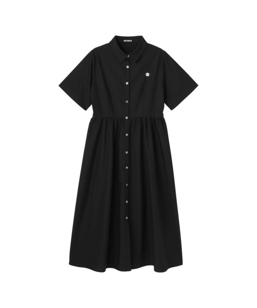 現行　MARY QUANT デイジーワンポイントシャツ ワンピース　2024 セール】デイジーワンポイントコンフォート ワンピース