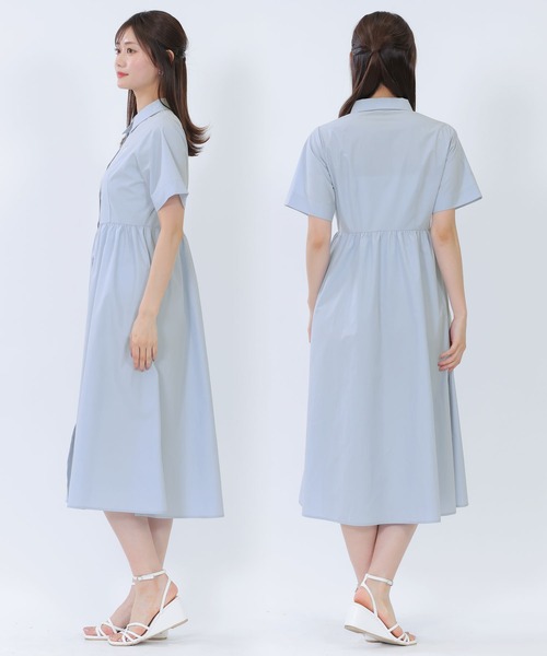 数量限定SALE デイジーワンポイントシャツ ワンピース（シャツワンピース トップス
