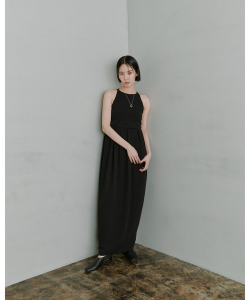 MIESROHE（ミースロエ）の「ﾎﾙﾀｰﾈｯｸｶｯﾌﾟｲﾝﾜﾝﾋﾟｰｽ（ワンピース）」 - WEAR