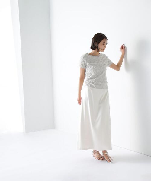 NATURAL BEAUTY BASIC(ナチュラルビューティーベーシック)の「◇フリンジコンパクトニット(ニット/セーター・レディース・オフホワイト/グレー/ブラック・FREE)」の13枚目の写真