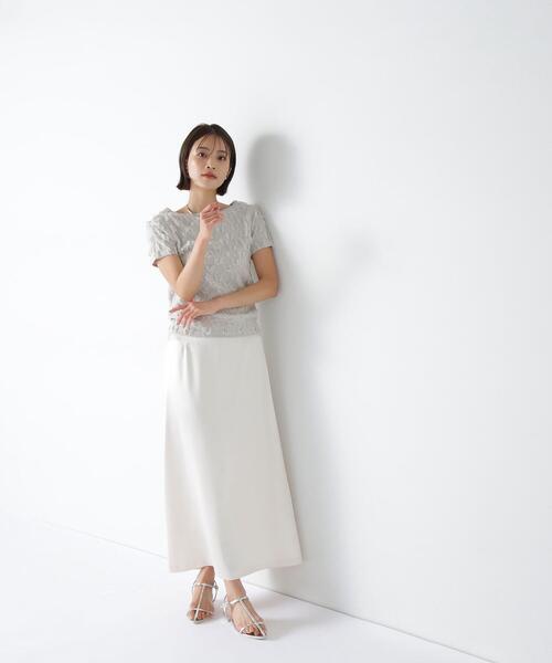 NATURAL BEAUTY BASIC(ナチュラルビューティーベーシック)の「◇フリンジコンパクトニット(ニット/セーター・レディース・オフホワイト/グレー/ブラック・FREE)」の15枚目の写真