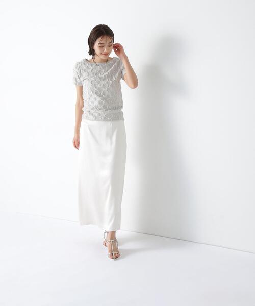 NATURAL BEAUTY BASIC(ナチュラルビューティーベーシック)の「◇フリンジコンパクトニット(ニット/セーター・レディース・オフホワイト/グレー/ブラック・FREE)」の17枚目の写真